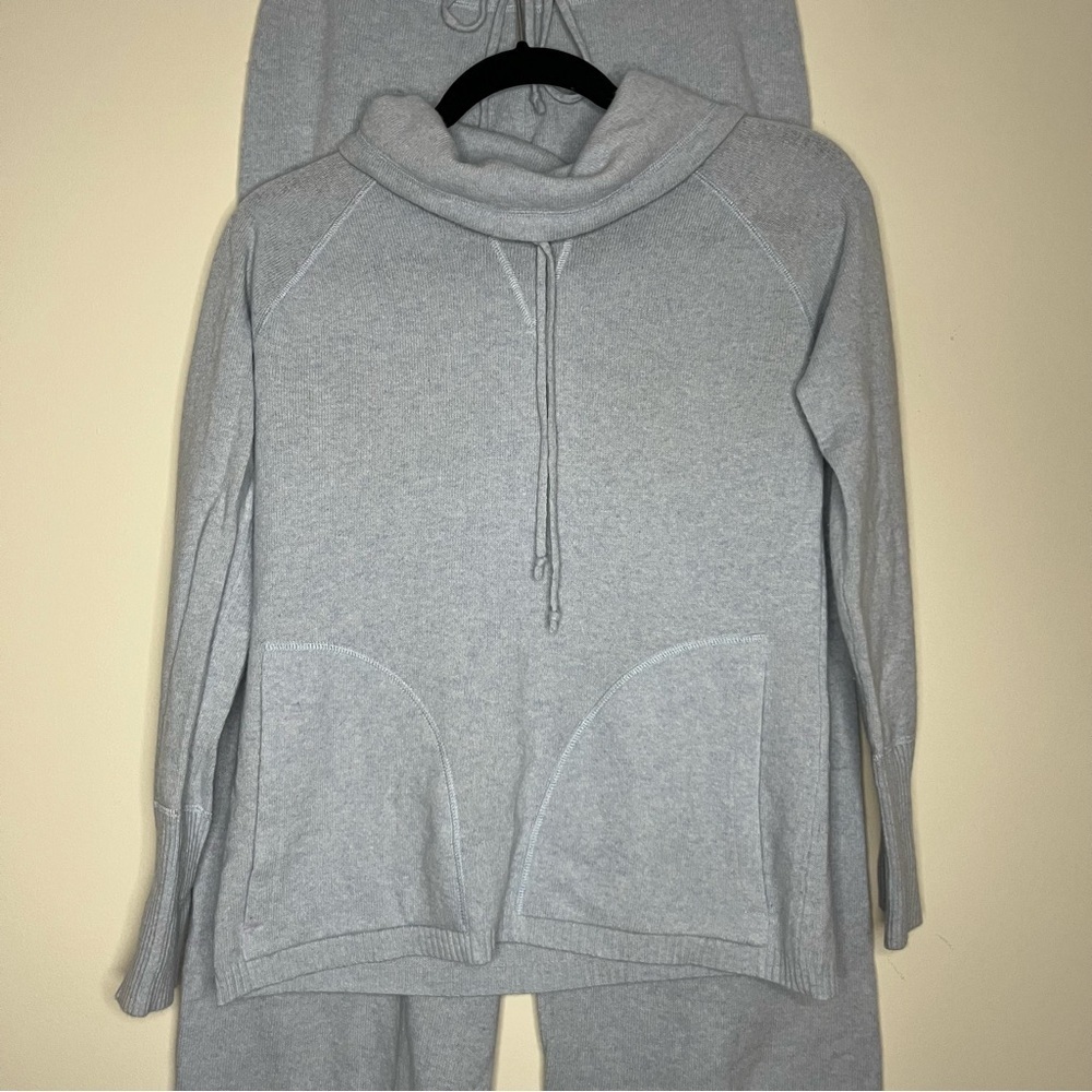 ANN TAYLOR LOFT 2 Piece Cozy Wool Angora Blend Cashmere Loungewear Casual Set